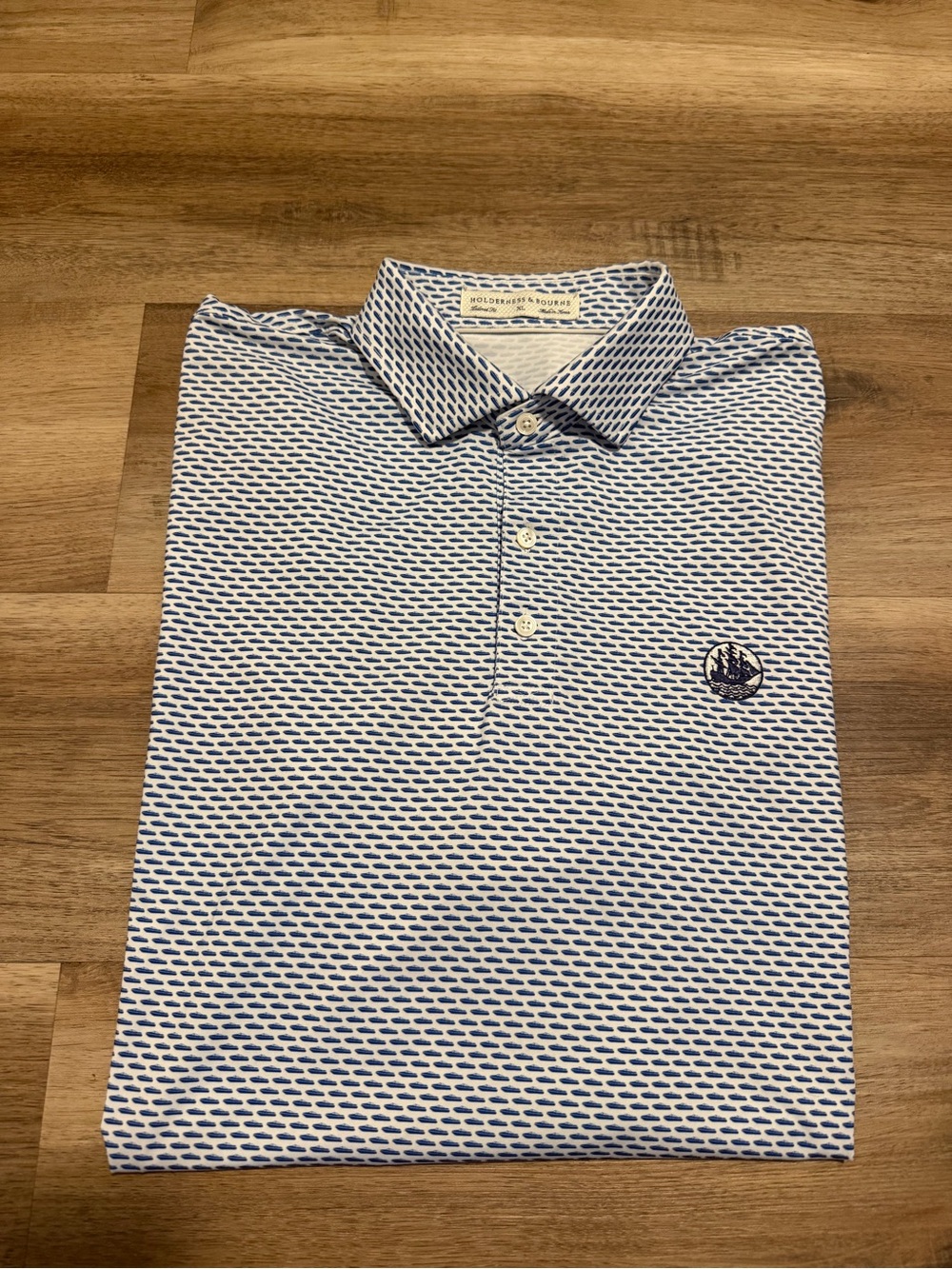 Holderness & Bourne Essex County Club Manchester Golf Polo Shirt XL The Jenkins